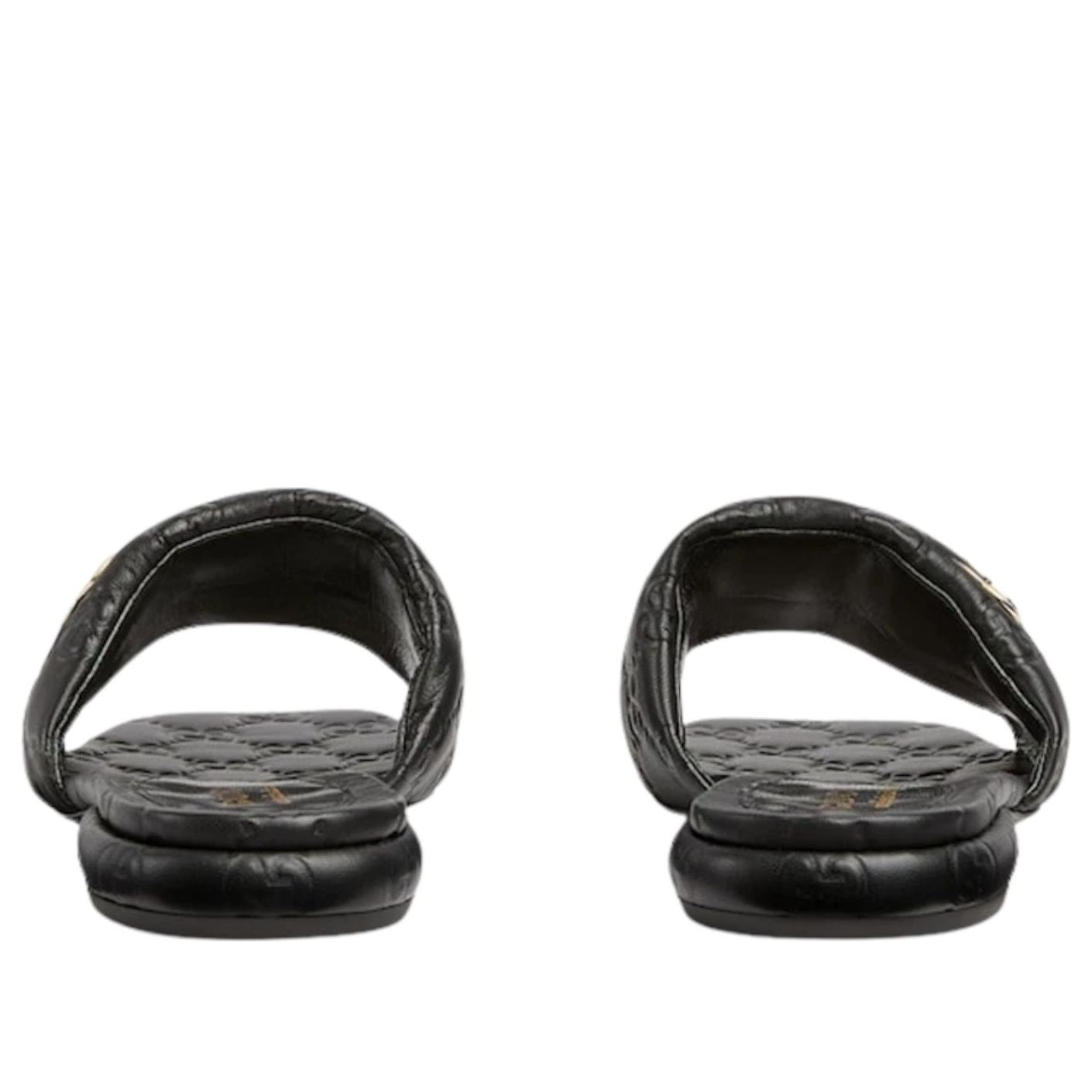 (WMNS) Gucci GG Slides 'Black' 816330-AAEA2-1000