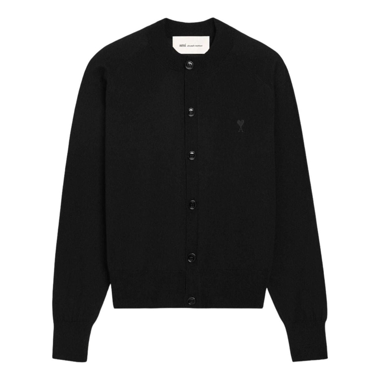 (WMNS) AMI de Heart Cardigan 'Black' FKC386-KN0039-0180