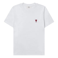 AMI Small Heart Logo T-shirt 'White' BFUTS035-724-100