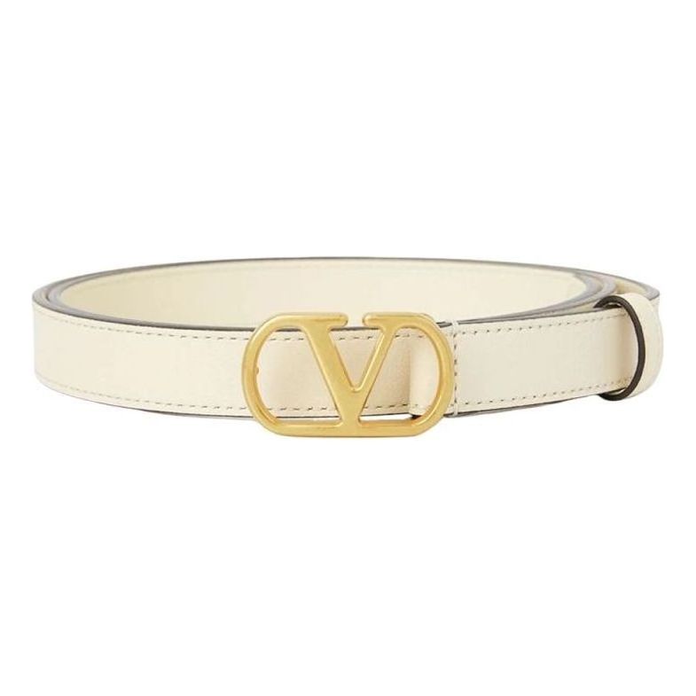 (WMNS) Valentino SS26 V-Logo Signature Belt 'White' T0SM7IYRREN