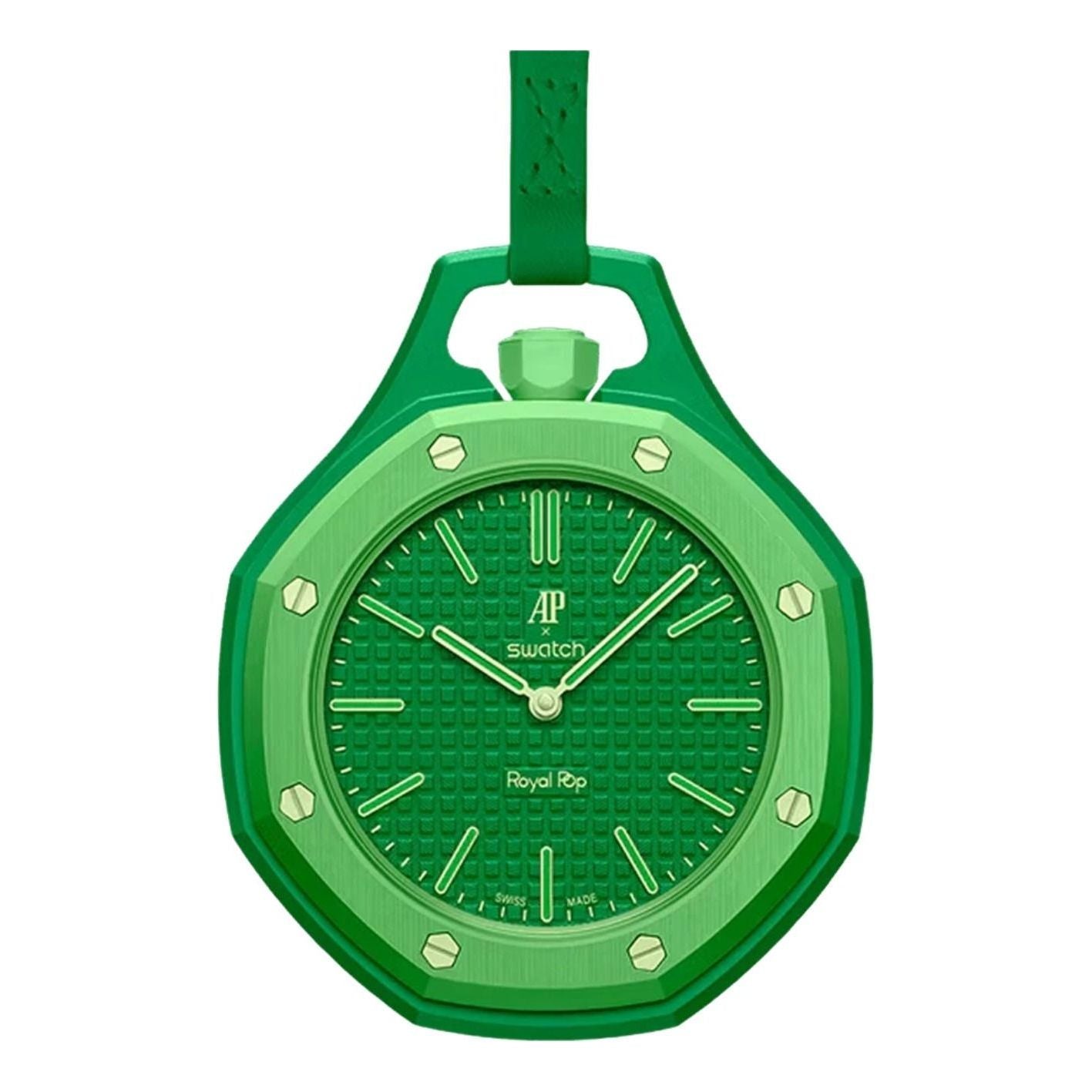 Swatch X Audemars Piguet Bioceramic Royal Pop 'Green Eight' SSX03G100N