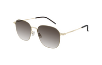 SAINT LAURENT Irregular Shape Sunglasses Women's Gold