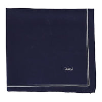 SAINT LAURENT Silk, Silk Scarves Women's Blue