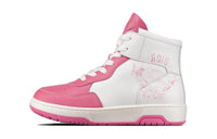 DIOR High-Top Kids' Skateboarding Shoes Pink White Kids'