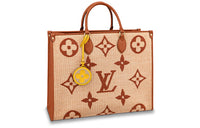 LOUIS VUITTON Onthego Gm Tan