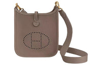 HERMES Evelyne Cow Leather Crossbody Bag, Shoulder Bag Unisex
