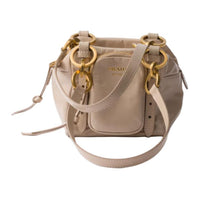 PRADA Calfskin Shoulder Bag Mini Women's Pink