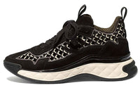 CHANEL Trail Trainer Black Suede Women's