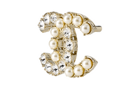 CHANEL Rhinestone Brooches Women's