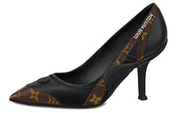 LOUIS VUITTON Archlight 1.0 Slim Heel High Heels 9cm Women's Black Brown