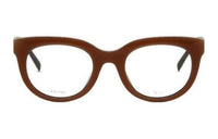 CELINE Acetate Cat Eye Eyeglass Frames Women's Brown