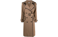 SAINT LAURENT Trench Coats Women's Beige