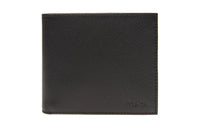 PRADA Cow Leather Wallet Men's Black