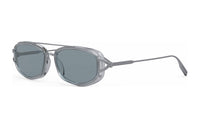 DIOR Irregular Shape Sunglasses Unisex Gray