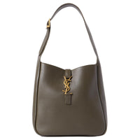 SAINT LAURENT LE5A7 Calfskin Shoulder Bag Small Size Women's Army Green