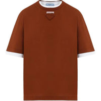 PRADA Layered Crewneck T Shirt