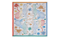 HERMES Silk Scarves Women's Gray