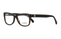 CHANEL - Irregular Shape Eyeglass Frames Unisex Tortoiseshell