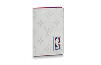 LOUIS VUITTON Coated Canvas Wallet Regular Men's White