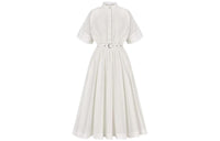 DIOR Short Sleeved Dress Women's Beige