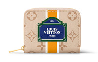 LOUIS VUITTON Zippy Coin Purse Beige/Ocher
