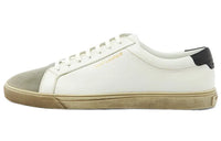 SAINT LAURENT Stylish Skateboarding Shoes Men's White Black
