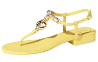 CHANEL Strap Sandals Women's Yellow