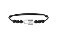 CELINE Brass Bracelets Men's Black