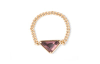 PRADA Rings Women's Gold/Purple