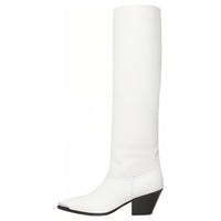 CELINE Knee-high Boots Women's White