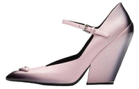 PRADA Brushed Leather Pumps 'Pink Black Ombre' Women's
