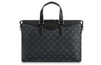 LOUIS VUITTON Briefcase Explorer Monogram Eclipse Black/Grey