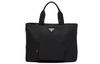 PRADA Nylon Tote Bag Shopping Bag Handbag Women's Black