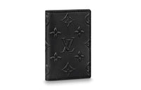 LOUIS VUITTON Pocket Organizer Monogram Seal Black