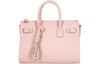 SAINT LAURENT SAC DE JOUR Leather One Shoulder Handbag Women's Pink
