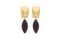 SAINT LAURENT Earrings Women's Gold/Black