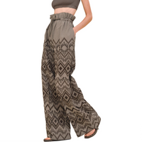 HERMES Casual Pants Women's Chestnut Brown