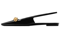 SAINT LAURENT Blade Flat Shoes Women's Black