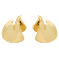 SAINT LAURENT Brass Earrings Women's Gold