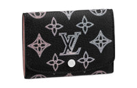 LOUIS VUITTON Business Card Holder Mahina Monogram Black