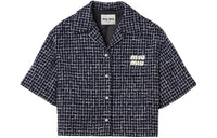 MIU MIU SS24 Jackets Coats Women's Blue