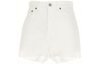 MIU MIU SS21 Denim Shorts Women's White
