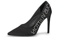 LOUIS VUITTON Call Back Slim Heel High Heels 10.5cm Women's Black