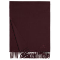 Loro Piana Cashmere Knit Scarves Men's Burgundy