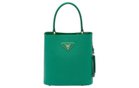 PRADA Saffiano Leather Shoulder Bag, Crossbody Bag, Handbag Women's Mango
