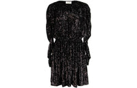 SAINT LAURENT Sequins Embellished Mini Dress