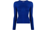 SAINT LAURENT FW21 Cashmere Sweater Women's Blue