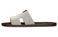 HERMES Izmir Slide Slippers Men's Gray White