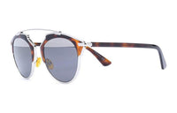 DIOR Irregular Shape Sunglasses Women's Tortoiseshell