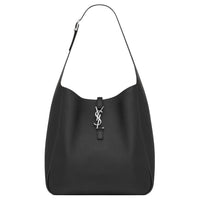SAINT LAURENT LE5A7 Calfskin Shoulder Bag Large Size Women's Black